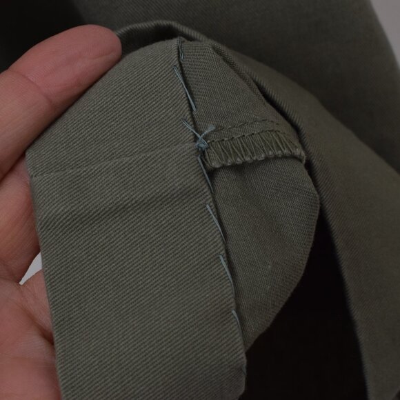 Womens Roxy Cotton Green‎ Pants Drawstring Waist Size S - Picture 7 of 10